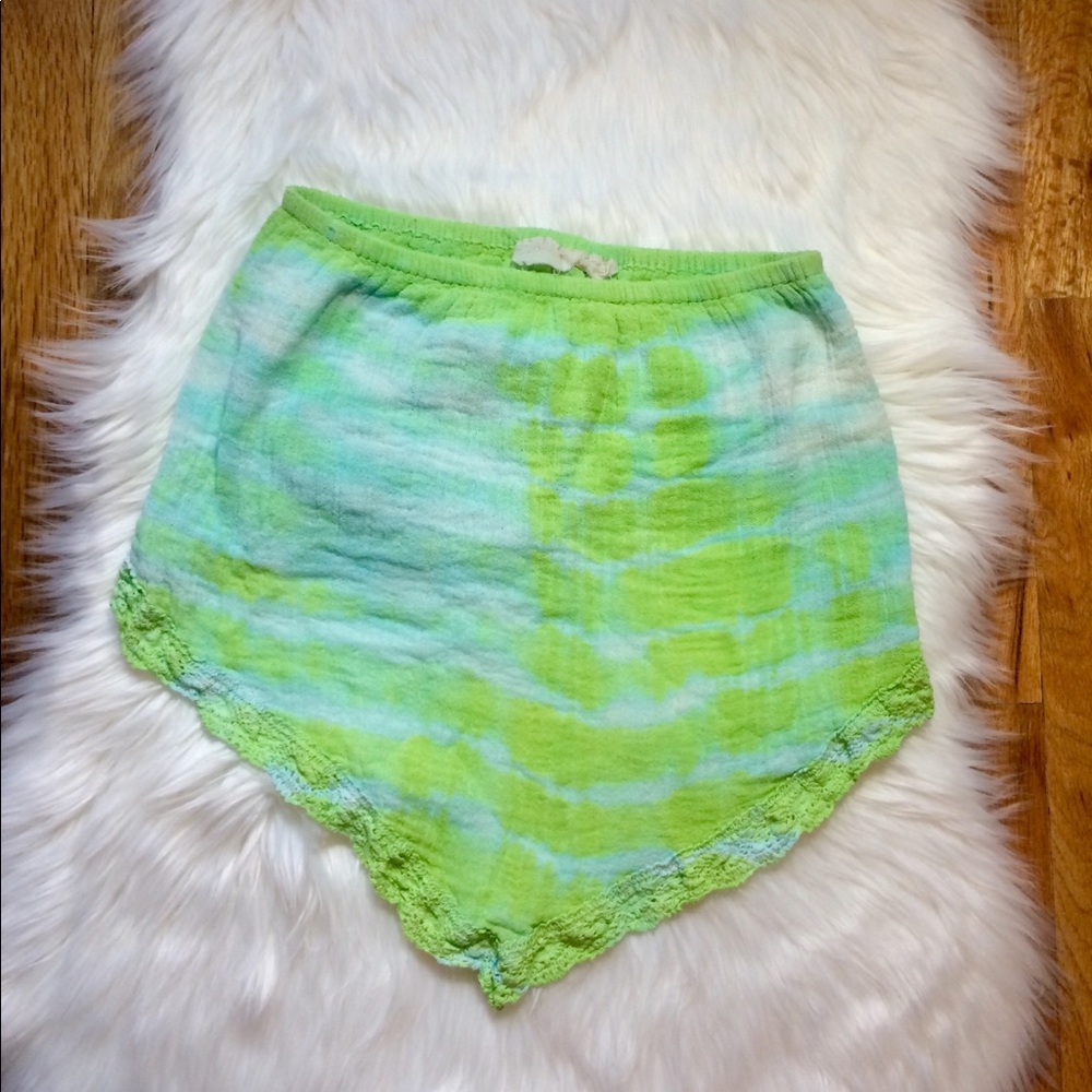 #T111 Jen’s pirate booty tye dye crop - Picture 1 of 3